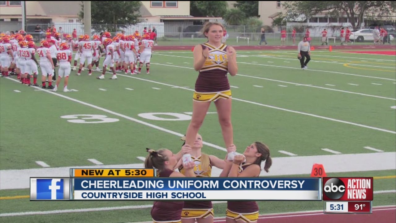 Cheerleader up skirt
