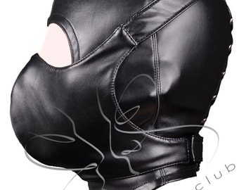 Leather fetish bondage