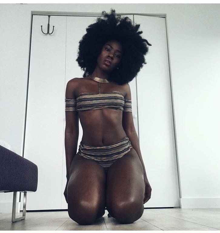 Dark skinned black girl sex