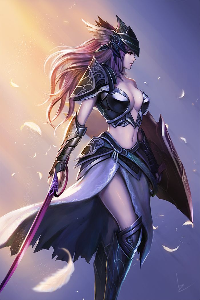 Anime skimpy female armor
