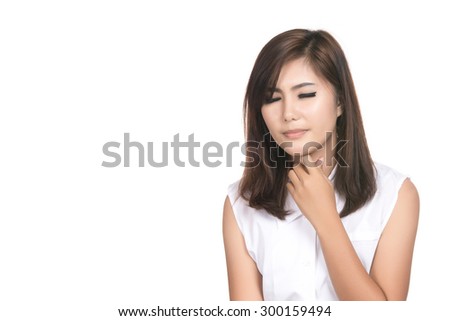 Asian teen girls throat