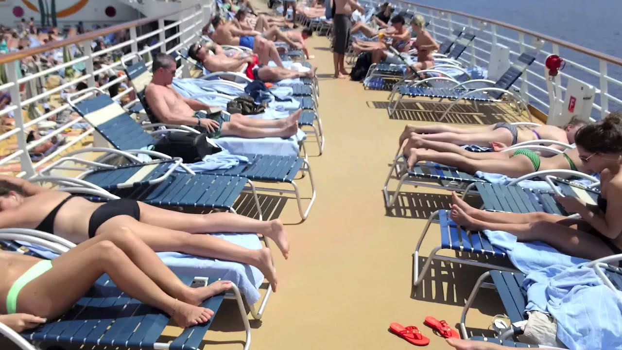 Caribbean cruise ship topless