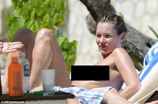 Kate moss topless jamaica