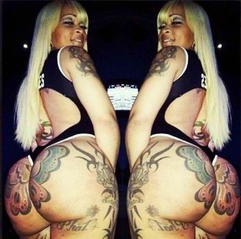Big booty girls with tattoos