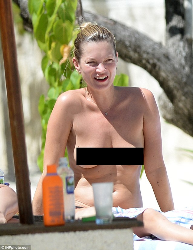 Kate moss topless jamaica