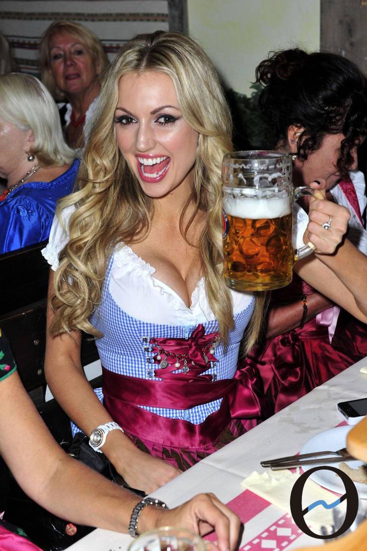 Oktoberfest beer girl nude