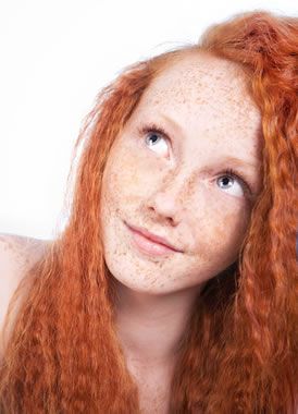 Tabitha redhead freckled teen