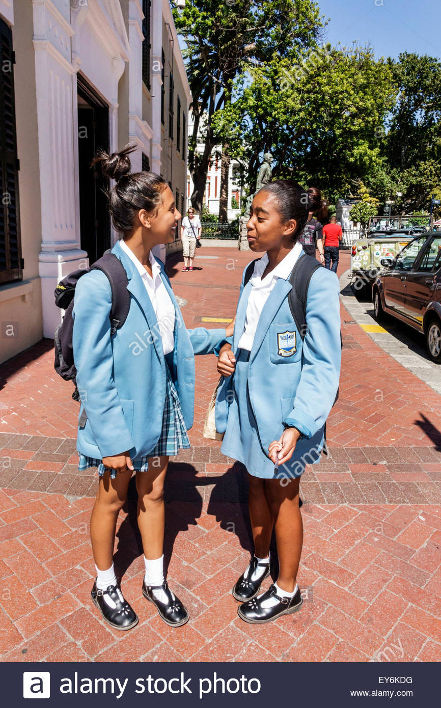 South african young black teen girls