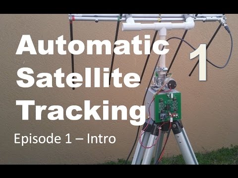 Ham radio satellite tracking antenna