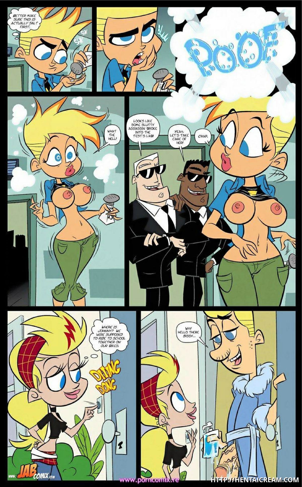 Johnny test cartoon porn comics
