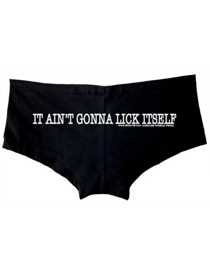 Sexy panties with sayings