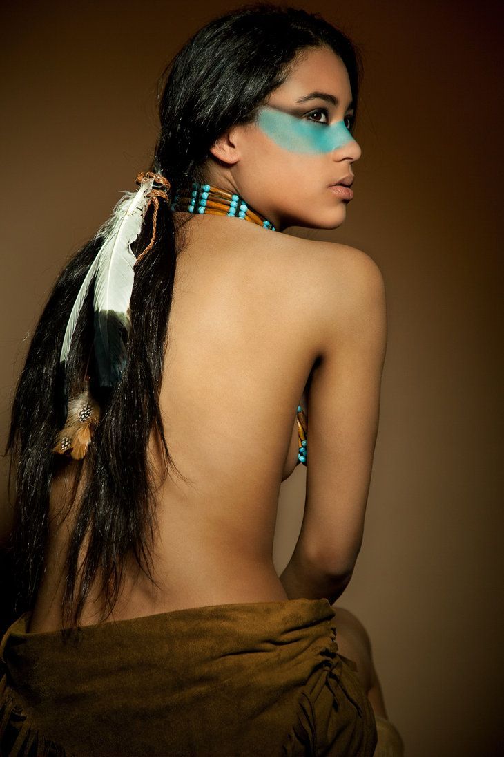 Sexy native american beauty