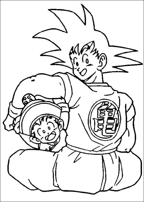 coloring pages Dragon ball z