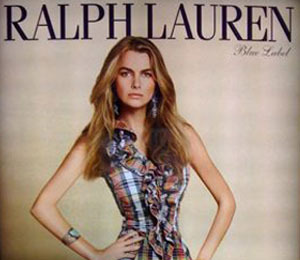 Ralph lauren skinny model