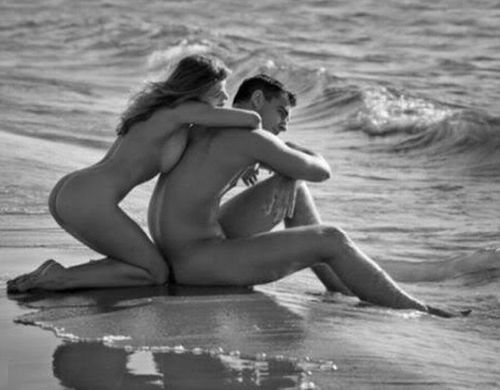 Black nude beach couples
