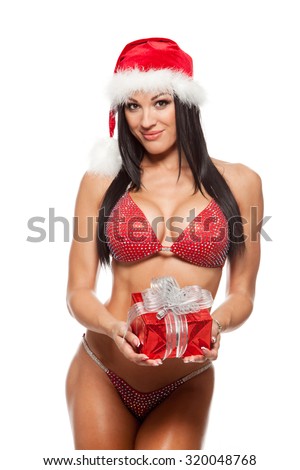 Christmas santa claus sexy girls