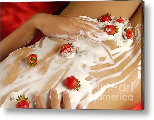 Sexy girls covered in whipped cream
