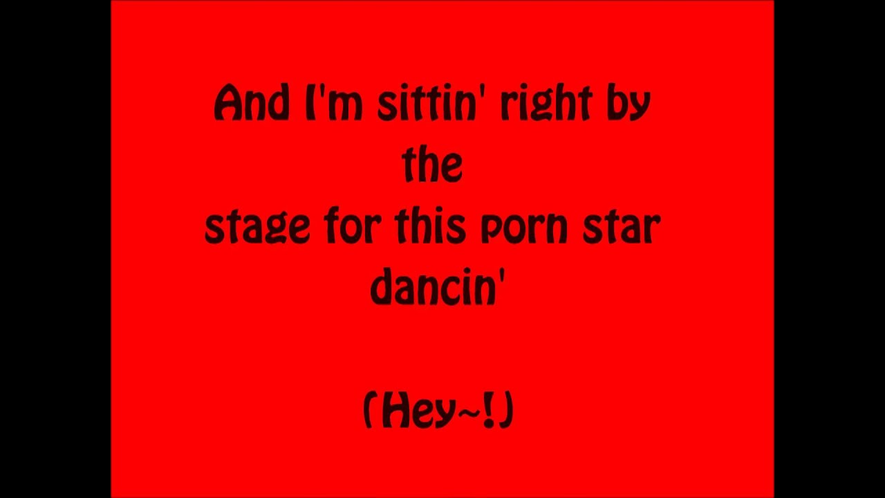 Porn star lyrics
