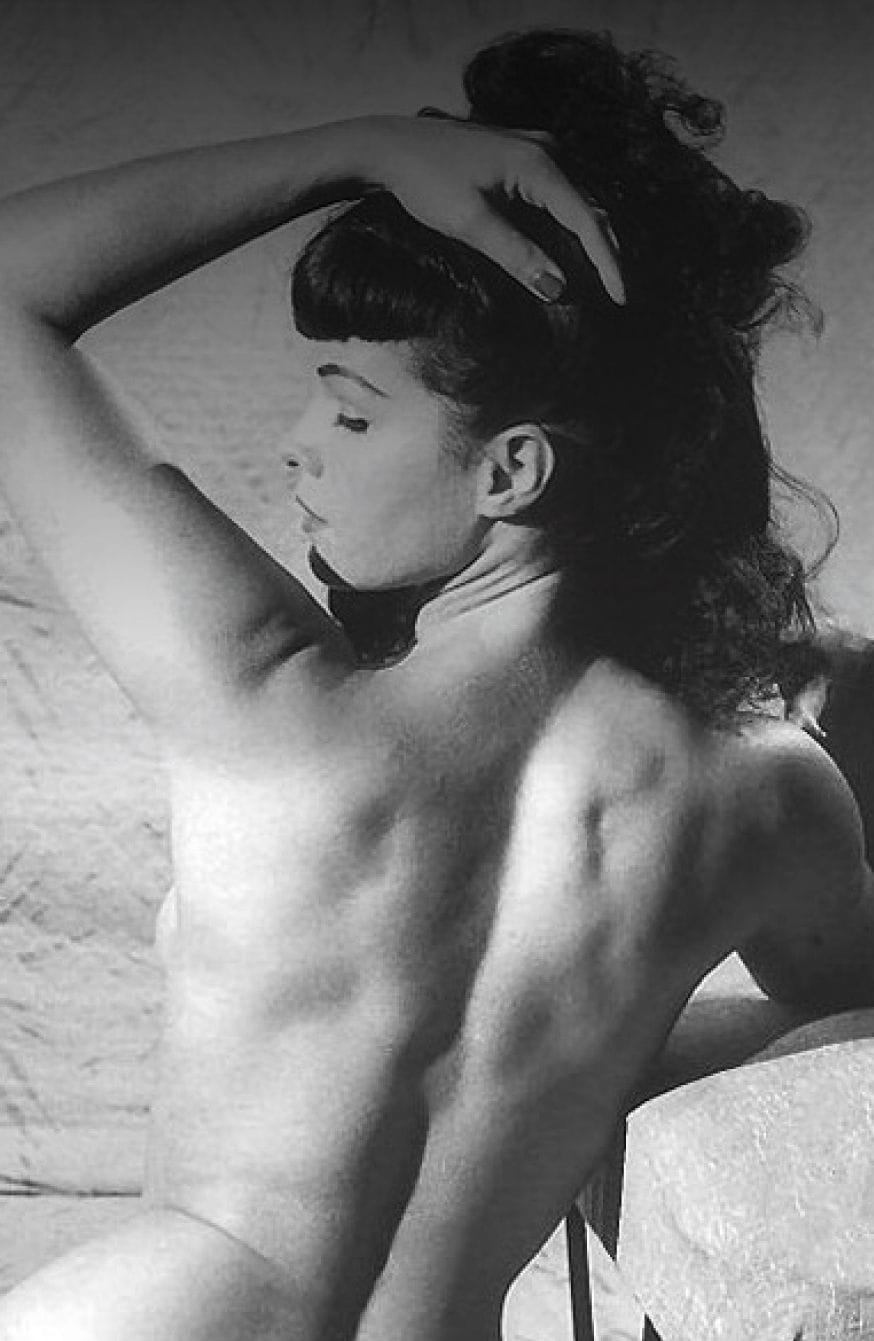 Bettie page from behind