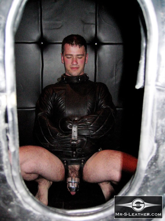 leather straitjacket bondage Gay