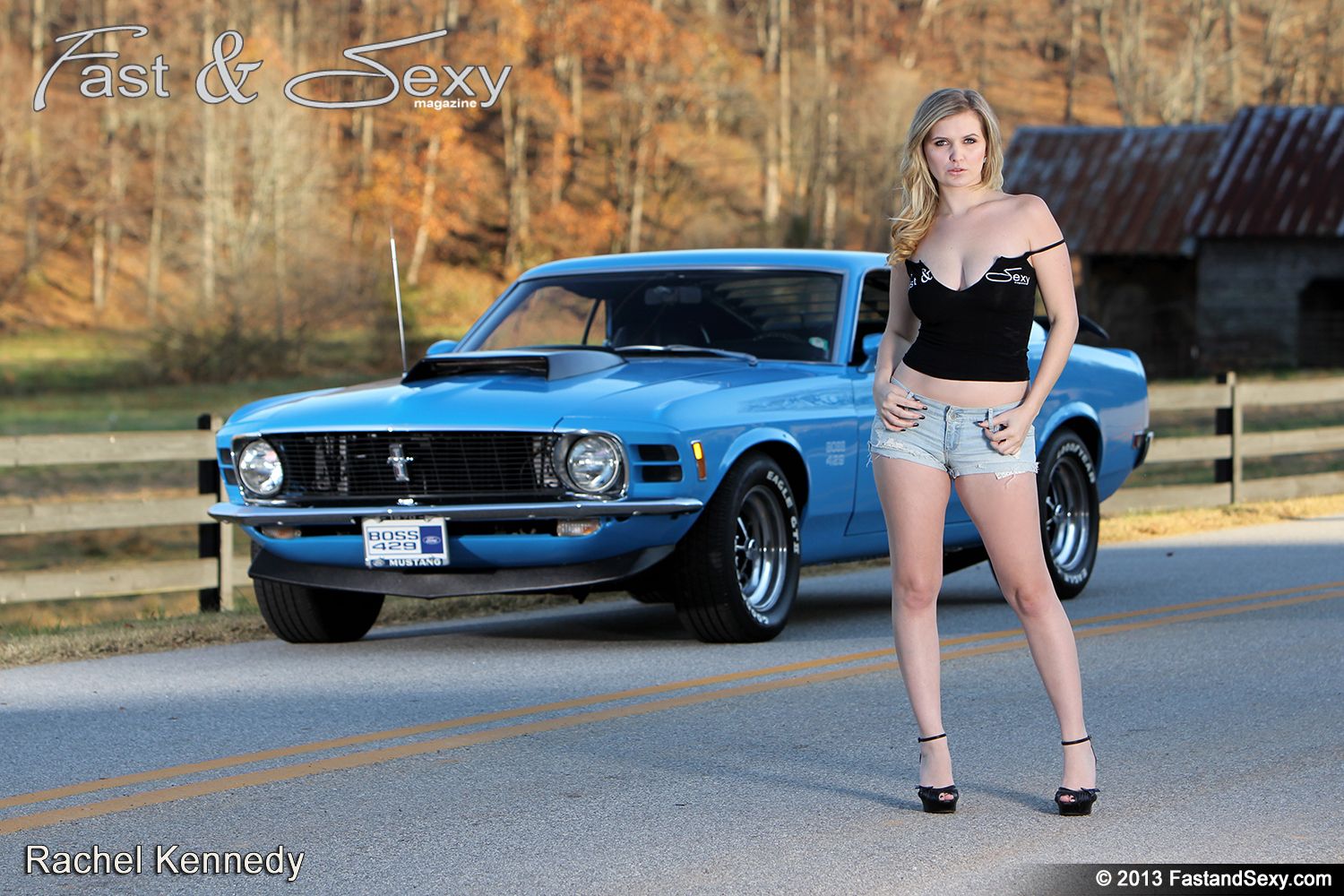 Classic mustang cars and nude girls