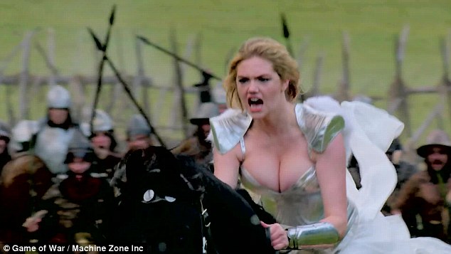 Sexy naked girl from game of war