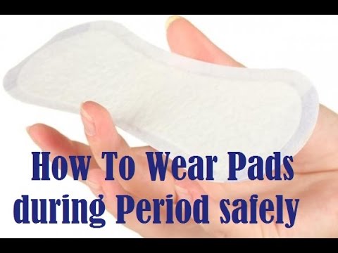 tampons Girls pads wearing