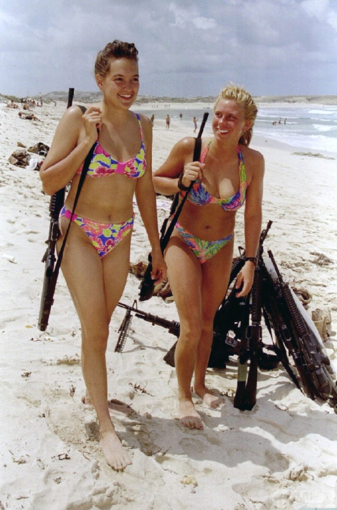 Israeli beach girls