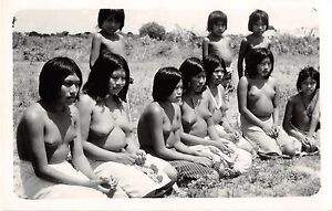 Naked vintage native women