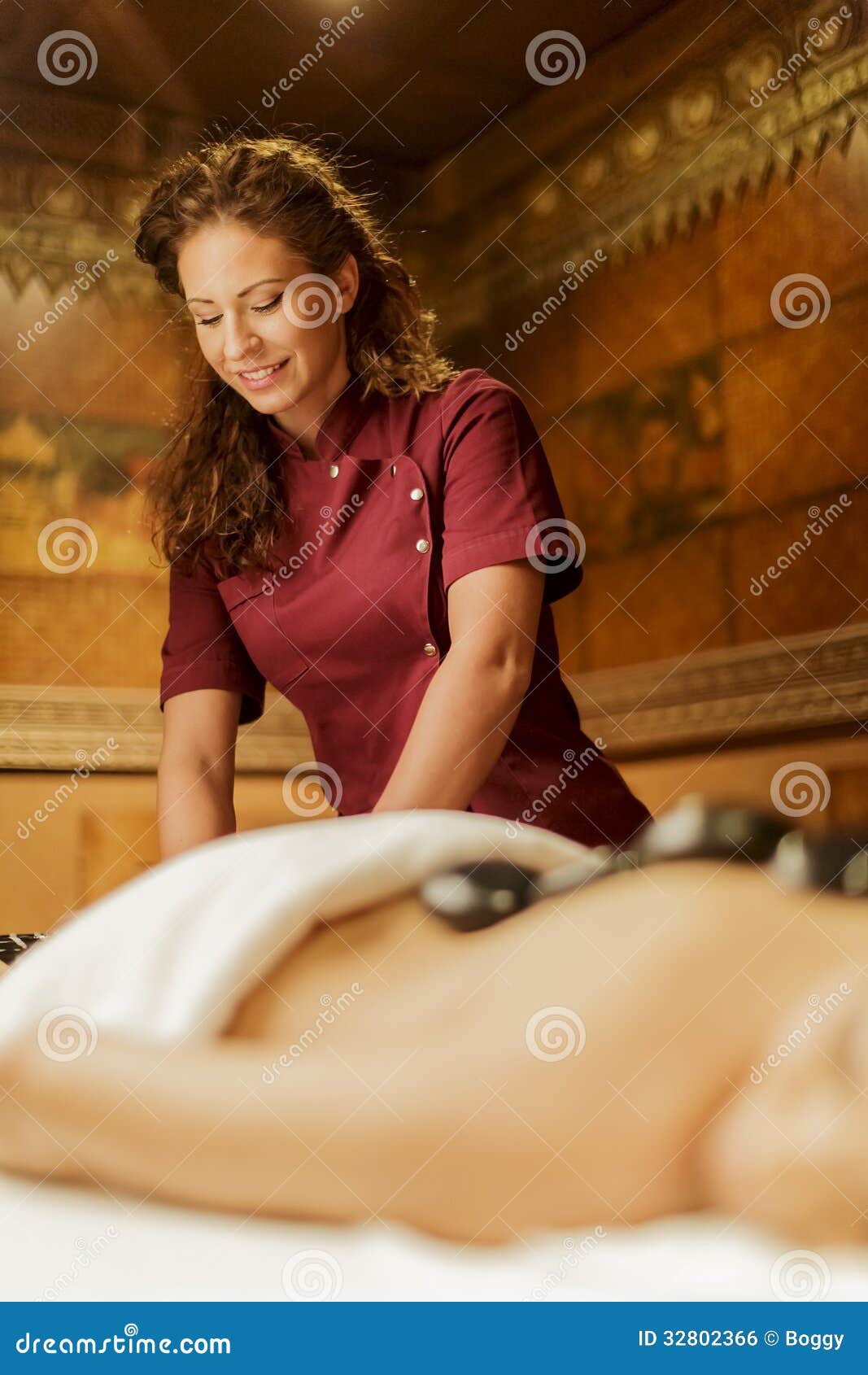 Hot massage therapist