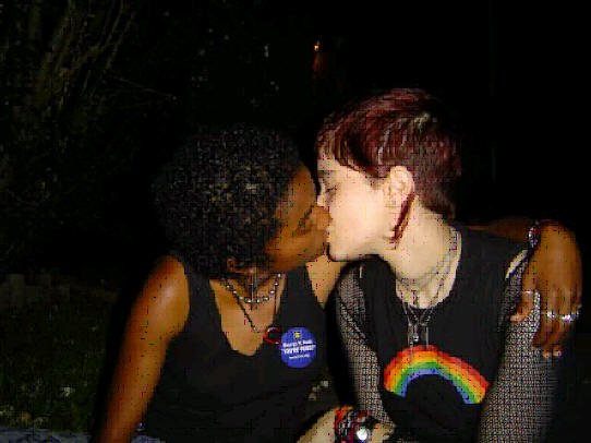 Kissing amateur lesbians first time