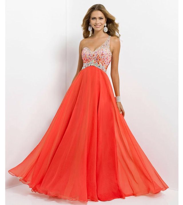 dress Orange prom